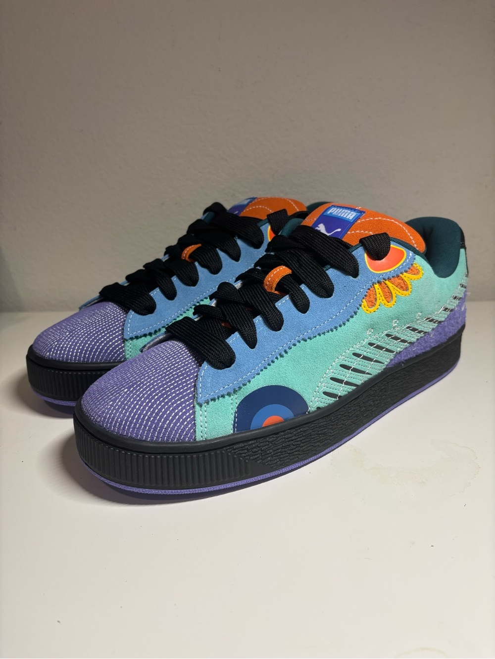 NEW PUMA Suede XL Dia De Los Muertos  Mint Mens Size 13